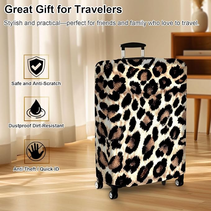 Luggage Cover Protector for 22-24 Inch Suitcases, TSA Approved Elastic Travel - Image 7