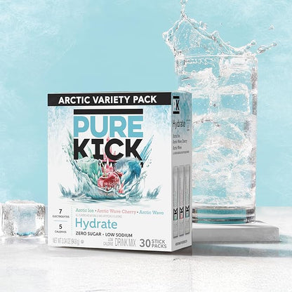 Pure Kick Arctic Variety pack Singles to Go Powdered Drink Mix, Arctic Wave - Image 3