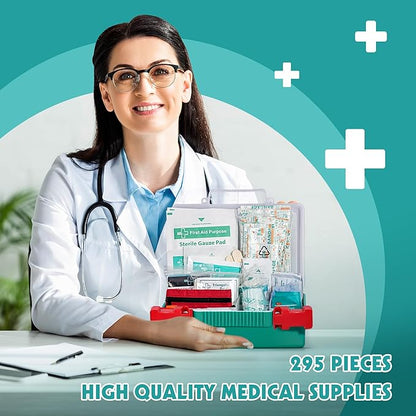 General Medi 295 Pieces Professional First Aid Kit - Image 4