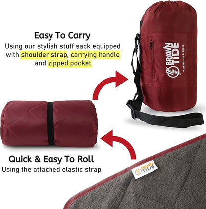 BRAWNTIDE Large Outdoor Waterproof Blanket - Image 4