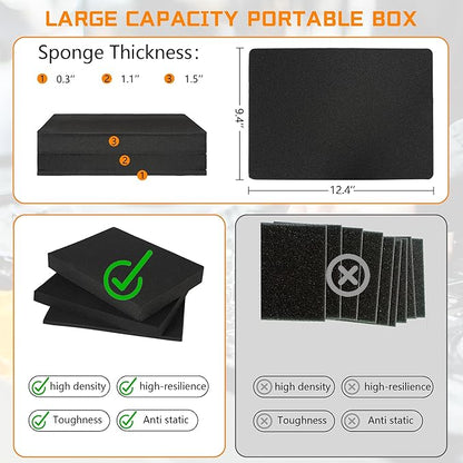 13 Inch Aluminum Carrying Case 13 X 10 X 5.5 Inch Ideal - Image 6