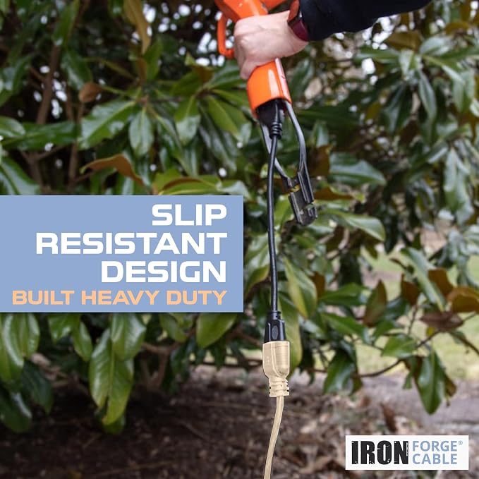 Iron Forge Cable Weatherproof 10 Ft Outdoor Extension Cord - Image 4
