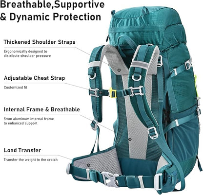 N NEVO RHINO 40L Internal Frame Hiking Backpack - Image 3