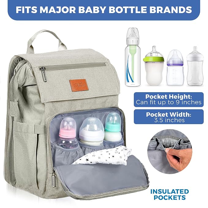 Baby Shower Gifts Diaper Bag Backpack, Baby Diaper Bag, Large Baby Bag - Image 4