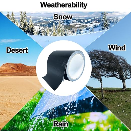 Awning Waterproof Repair Tape, 4IN x 20FT Heavy Duty Outdoor Canvas Tarp Repair - Image 6