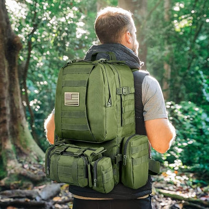 CVLIFE Tactical Backpack Military Army Rucksack 60L Large Assault Pack - Image 6