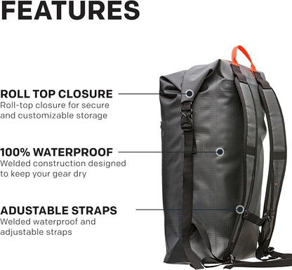 Grundéns Bootlegger Roll Top Backpack | Waterproof - Image 4