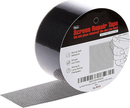 by.RHO Screen Repair Tape – Strong Self-Adhesive Window & Screen Door Repair Kit by byRHO