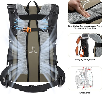 Maelstrom Hiking Backpack, Camping Backpack, 40L Waterproof Hiking Daypack - Image 5