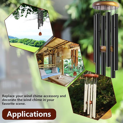 Wind Chime Replacement Parts, Wind Catcher, 19.6FT Nylon Cord, DIY Wind Chime - Image 6