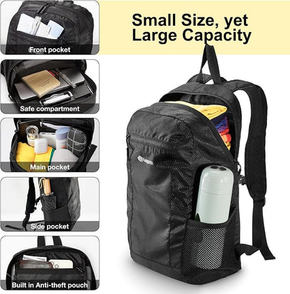 VPBAGE 15L Water-resistant Hiking Daypack, Small Backpack Travel Outdoor - Image 4