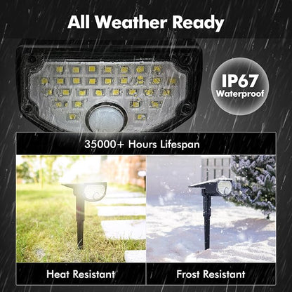 AloftSun Solar Motion Sensor Outdoor Lights, Waterproof Motion Sensor Spot - Image 8