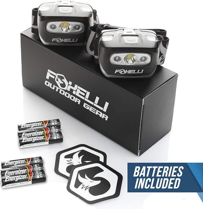 Foxelli LED Headlamp Flashlight - Image 7