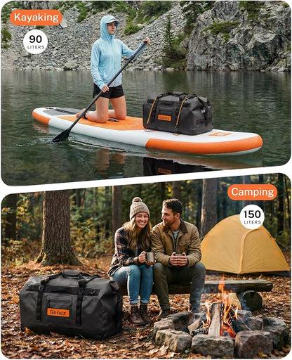 Gonex Waterproof Duffel Bag, 90L Heavy Duty Dry Duffle Bag - Image 7