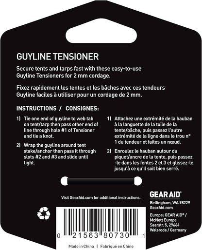 GEAR AID Guyline Tensioner Use to Quickly Secure Tents, and Set Up a Taut - Image 3