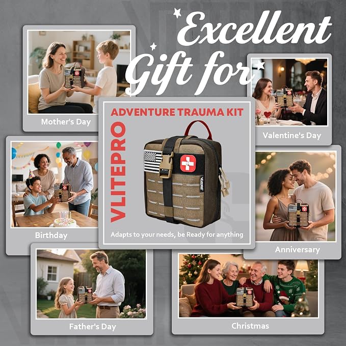 144 Pcs Advanced Trauma First Aid Kit - Image 9
