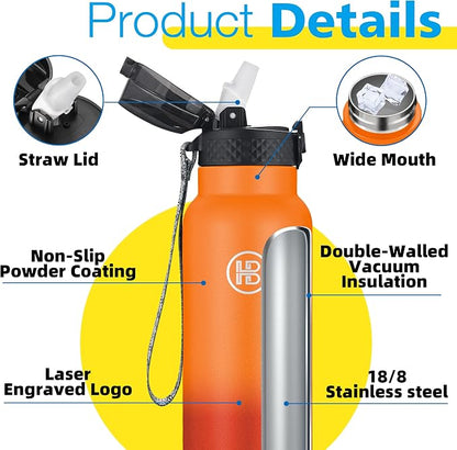 Han's Bottle Sports Water Bottle - 32 Oz - Image 5