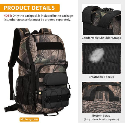 HUNTVP Tactical Backpack Military MOLLE Backpack Hunting Rucksack Gear Assault - Image 5