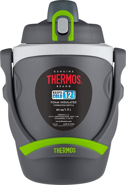 THERMOS Foam Insulated Hydration Bottle 64 Ounce | BPA-Free | Push-Button Lid | - Image 7