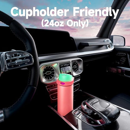 24 oz Insulated Water Bottle for Women: Meoky Stainless Steel Water Bottle - Image 7