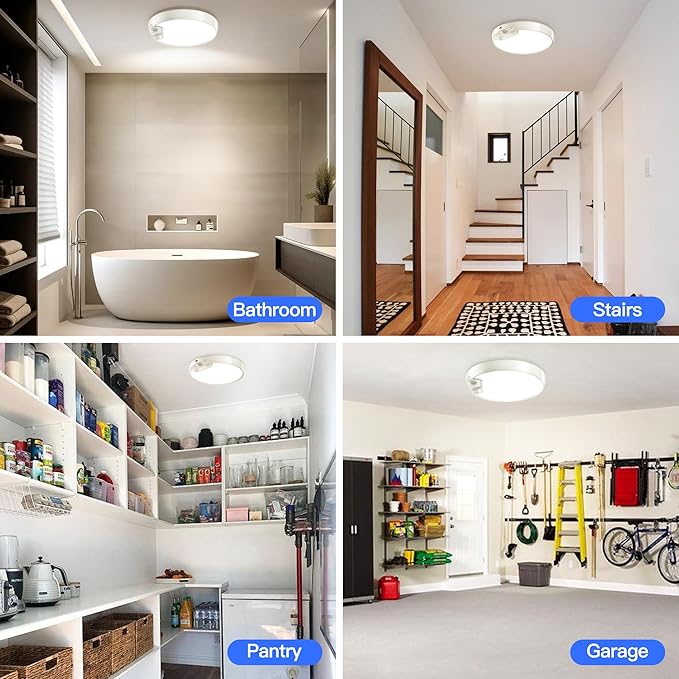 Homelist Rechargeable Motion Sensor Ceiling Light - Image 7