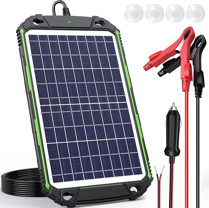Sun Energise 10W 12V Solar Battery Charger Maintainer PRO, Built-in Smart MPPT by SunEnergise