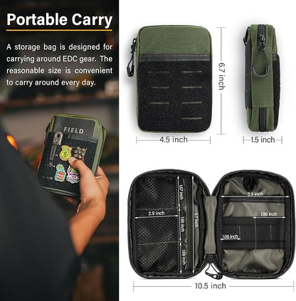 TACTICAL GEEK EDC Compact Waist Pocket Pouch, Men EDC Pouch Organizer, Utility - Image 3