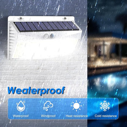 2 Pack 368 LED Solar Motion Sensor Lights Outdoor, Solar Fence Lights - Image 3