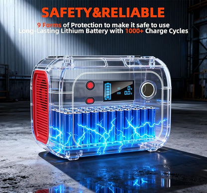 ENOFLO Portable Power Station 300W, 228Wh Solar Generator - Image 6