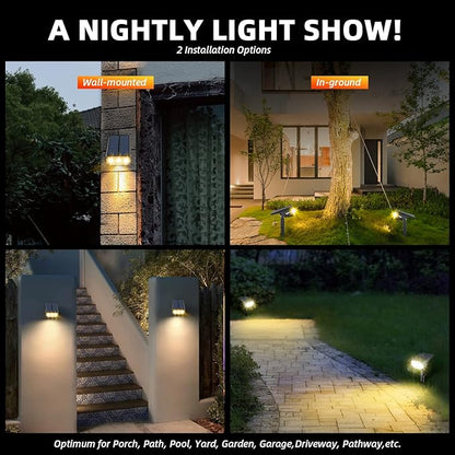 LEREKAM 3 Brightness Modes Solar Outdoor Lights - Image 3