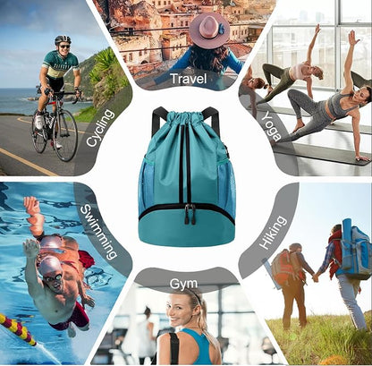 Hoedia Sports Drawstring Backpack - Image 7
