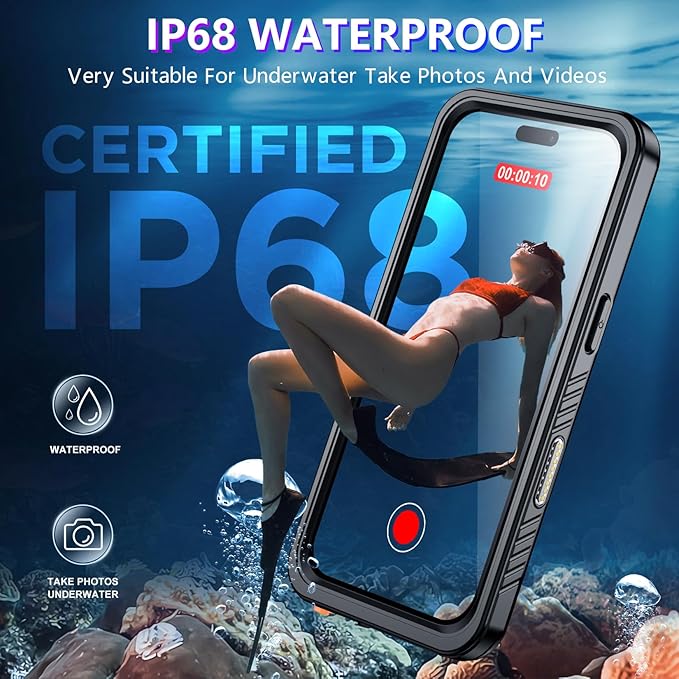 Red2Fire 2025 New Designed for iPhone 16 Case Waterproof, Phone Case for iPhone - Image 3