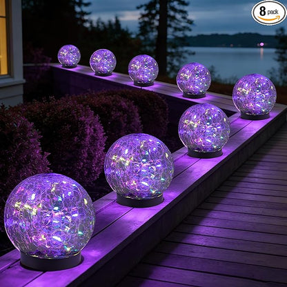 MLKNK Solar Globe Lights Outdoor Waterproof-Solar Balls-Solar Garden Lights-Orbs by MLKNK