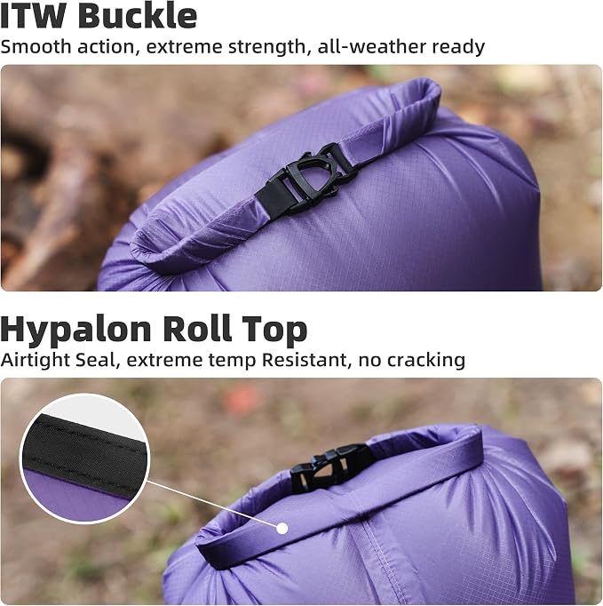 Thous Winds Heavy Duty Waterproof Dry Bag, 36L Lightweight Roll Top Dry Storage - Image 5