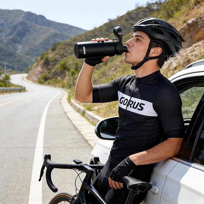 GOPPUS Insulated Water Bottle 20oz Stainless Steel BPA-Free Sports Bottle Ideal - Image 2