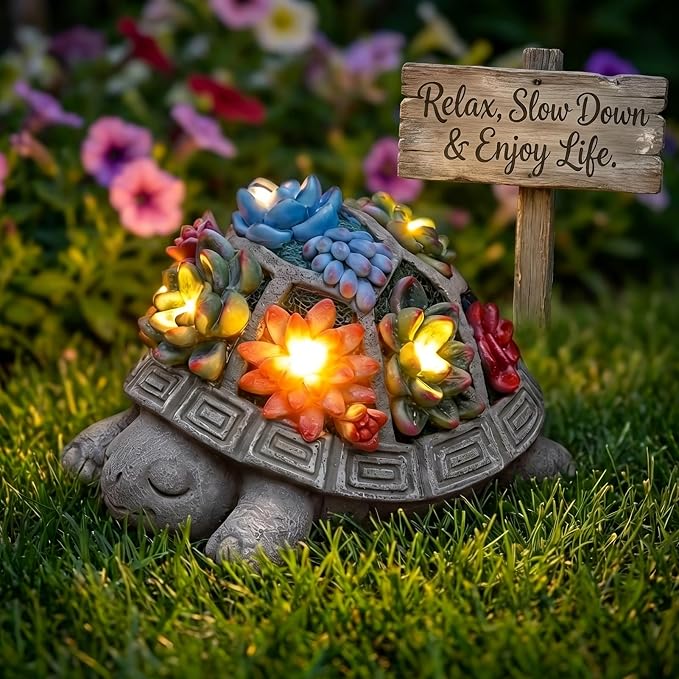 Solar Turtle Garden Outdoor Decor - Image 7