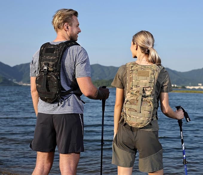 MARCHWAY Tactical Molle Hydration Pack Backpack - Image 2
