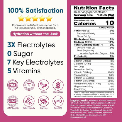 Venture Pal Sugar Free Electrolyte Powder Packets - Image 7