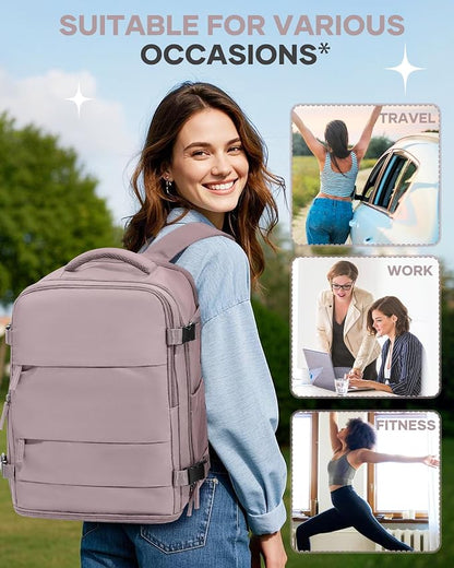 Travel Backpack Carry On Flight Aapproved Personal Item Travel Bag Mochila De - Image 8
