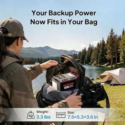 MARBERO 200W Portable Power Station 148Wh Camping Solar Generator Laptop Power - Image 5