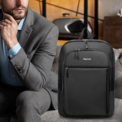 MOSISO Laptop Backpack for Men, Slim Lightweight Compact Computer Backpack for - Image 7