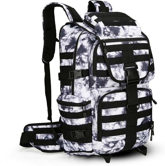 50L Military Tactical Backpack 3 Day Assault Pack Molle Daypack Hiking Backpack by HongXingHai