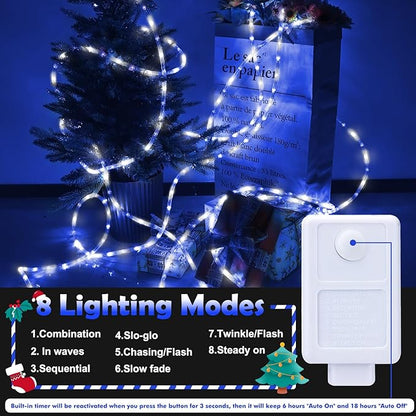 150ft LED Rope Lights Outdoor, 1080 LED Connectable and Flexible Tube Lights - Image 3