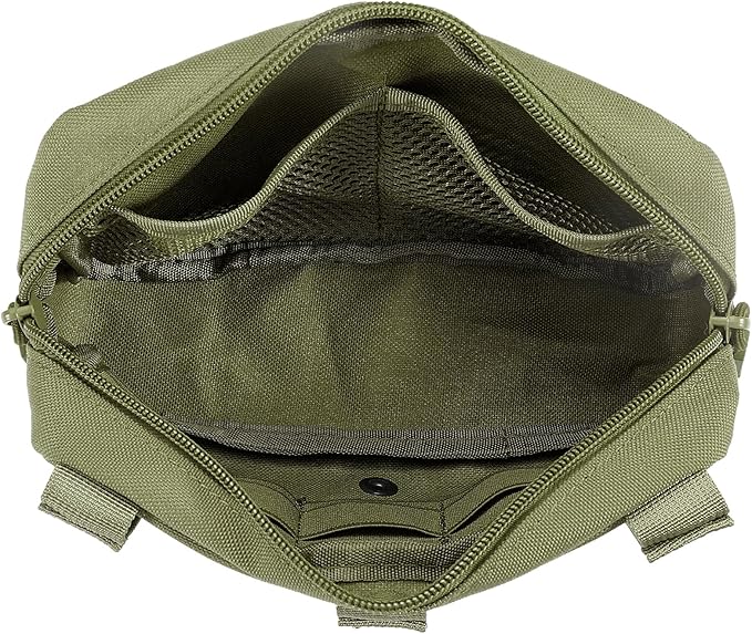 FRTKK Tactical Molle Admin Pouch Utility Laser Cut EDC Tool Pouch Bag - Image 3