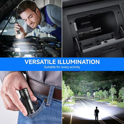 LETMY Rechargeable Flashlights High Lumens, 2 Pack 2000 Lumens Super Bright LED - Image 7