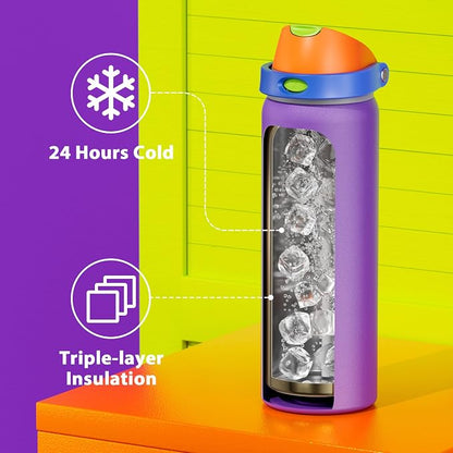 32 oz Insulated Water Bottle for Women: Meoky Stainless Steel Metal Water Bottle - Image 5