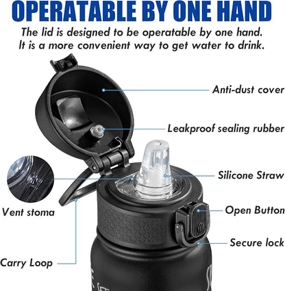 OLDLEY 20 Oz Insulated Stainless Steel Water Bottle - Image 2