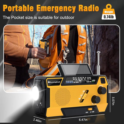 Emergency Crank Weather Radio: AM/FM/NOAA Weather Radio - Image 7
