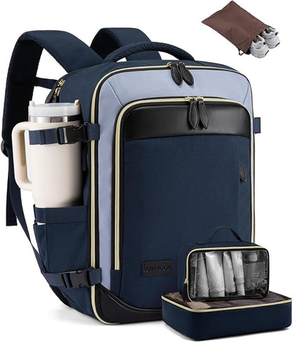 LOVEVOOK 40L Travel Backpack Carry On Airline Approved, Large Backpack by LOVEVOOK