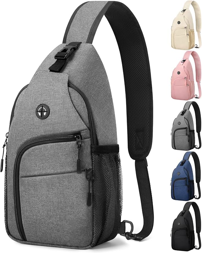 Pritent Crossbody Bags for Women Man, Waterproof Sling Bag Backpack Trendy by Pritent